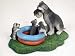 Schnauzer Mom & Pups Figurine