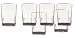 Luigi Bormioli Strauss 11 3/4-Ounce Double Old Fashioned Glasses, Set of 6