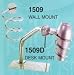Pibbs 1509 Twist Appliance Holder Wall Mount Dryer Holder