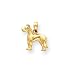 14K Gold Great Dane Dog Charm