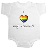 Gay Pride Infant Creeper I Love My Mommies (6M)