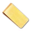 Gold-plated Satin Rectangle Money Clip