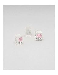 Diary Colored Enamel Bead In 92.5 Sterling Silver