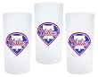 Philadelphia Phillies 3 Piece Tumbler Set - Baseball Sports Merchandise