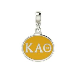 Kappa Alpha Theta Sorority Drop Charm Fits Most European Style Bracelets Including Chamilia Zable Troll and More. High Quality Bead in Stock for Fast Shipping.