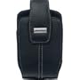RIM Blackberry 8700 8700c 8700g 8703e Lambskin Leather Holster Case with Swivel Belt Clip (Black) - Hdw-11939-001