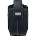 RIM Blackberry 8700 8700c 8700g 8703e Lambskin Leather Holster Case with Swivel Belt Clip (Black) - Hdw-11939-001