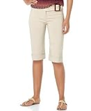 AGB Slim Shorts with Buckle Detail