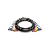 Hosa Cable CRA802 8 Channel RCA To RCA Recording Snake - 6.5 Foot