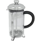 Pyrex Chrome & Glass Coffee Maker Cafetiere - 6 Cup 800ml - a great way to drink coffee at home!