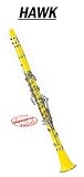 Hawk Yellow Colored Bb Clarinet Package, WD-C213-YW