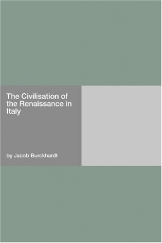 City Travel Guides Discounted  Used : The Civilisation of the Renaissance in Italy`