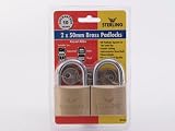 Review Sterlng  / Sterling Bpl452 Padlock D/Lk Brass 50Mm X2