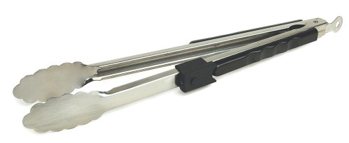 Steven Raichlen Best of Barbecue SR8003 Ultimate Luma Tongs with Grab-Light