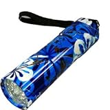 Produkt-Bild: LED Taschenlampe im Hawaii Design Blau mit insgesamt 9 LED inkl. 3AAA Batterien