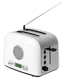 Balvi - Toaster Morning News, mit Radio, weiss, 230V-800W