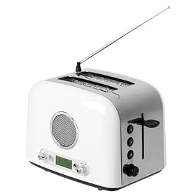 Balvi - Toaster Morning News Radio white 230V-800W