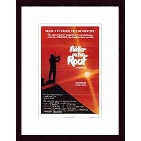 Fiddler on the Roof, Art Poster with Wood Frame, poster size: 11" x 17"
