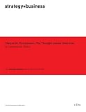 Clayton M. Christensen: The Thought Leader Interview