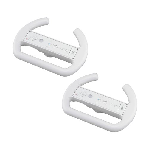 2 Wii STEERING WHEEL for Wii Remote/Racing Games