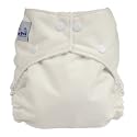 FuzziBunz Perfect Size Diaper - WHITE MEDIUM