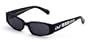 Black Flys PUNK FLY Sunglasses Shiny Navy with Grey Lenses and Silver Studs