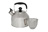 3.7L Stainless Steel Tea Kettle w/Strainer
