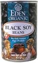 Beans, Black Soybeans, No Salt Added, High Protein, Can, Organic, 15 oz.