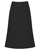 Plus Size Long Chiffon Skirt with Slit