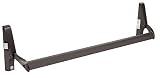 CRL Dark Bronze Cross Bar Panic Exit Device - Left Hand - Reverse Bevel Rim
