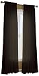 S. Lichtenberg and Co. Emily 59 by 84-Inch Curtain Panel, Black