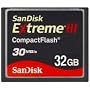 SanDisk 32GB Extreme III Compact Flash Card (Retail Package, SDCFX3-032G-A31)