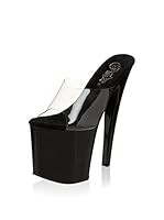 Pleaser Sandalias de tacón (Negro)