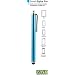 1 Palo Blue Stylus Pen with earslot / headphone slot for most Capacitive Mobile Phone Tablet Stylus Pen Apple iPhone Ipad Ipad 2 Ipod Touch 3G 3GS 4G 4GS Nokia Samsung Galaxy HTC Blackberry Playbook Sony Ericsson LG Motorola Xoom Hannspree Binatone Viewsonic Google Nexus Kindle