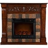 Southern Enterprises (sei) St. Lawrence Electric Fireplace - Espresso by Southern Enterprises