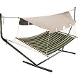 Hammock Canopy - Natural Fabric and Bronze Poles