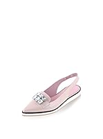 Las Lolas Zapatos de talón abierto Ls0533 (Nude)