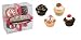 Sweet Shop Mini Cupcake Cuties Lip Gloss Set of Four Lip Glosses. Perfect Gift!!