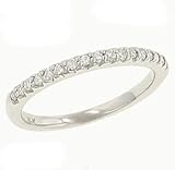 Round Bead Set Diamond Wedding Band Diamond .17cttw