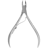 Cuticle Nipper & Trimmer | Heavy Duty Build - Easy Use &frac14; Jaw | Perfect For Hangnails & Cuticle Grooming | Lifetime Replacement Warranty