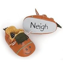 Mud Pie Baby E-i-e-i-o Horse Slippers