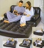 matelas gonflable 5 en 1 divan canapé lit d'appoint 2 personnes Image du produit
