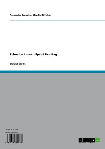 Schneller Lesen - Speed Reading (German Edition)