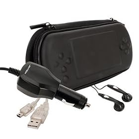 Pack de voyage (pochette, adpatateur allume-cigare, �couteurs, c�ble data USB)