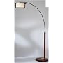 Indo Collection One Light Arc Lantern Shade Floor Lamp