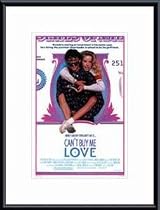 Can't Buy Me Love, Art Poster with Metal Frame, poster size: 11" x 17"