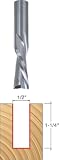 Freud 76-108 1/2-Inch Diameter 2-Flute Down Spiral Router Bit with 1/2-Inch Shank