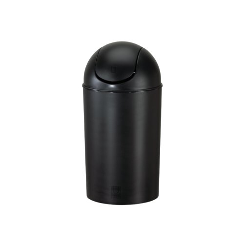 Umbra 086711-040 Grand 10-Gallon Waste Can, Black