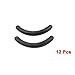 TOOGOO(R) 12 Pcs Black Rubber Makeup Tool Eyelash Curler Replacement Pads for Lady