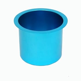 Trademark Poker Jumbo Aluminum Poker Table Cup Holder (Blue)